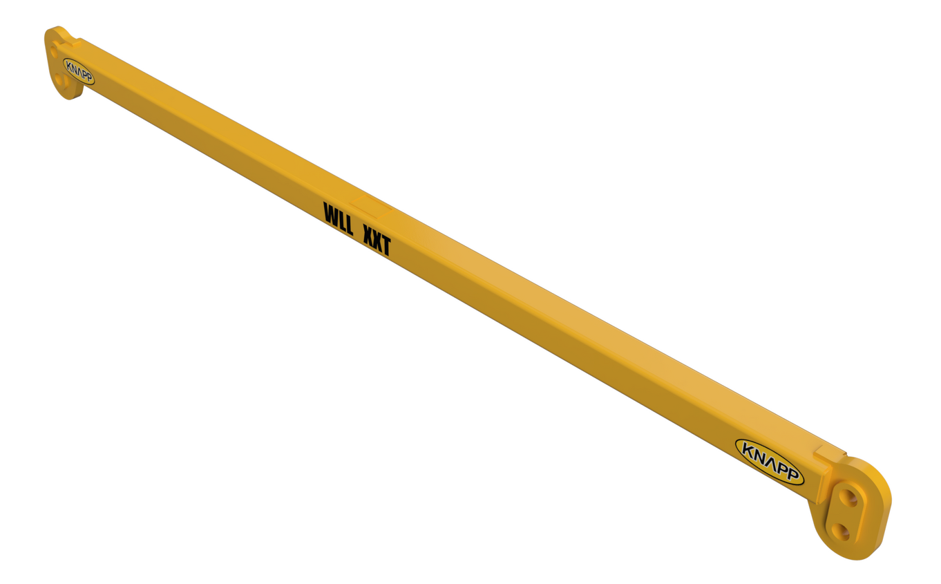 SINGLE LENGTH SPREADER BEAM with End Lifting Lugs